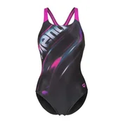 ARENA Enodelne kopalke Placement Pro Back modra/lila/črna