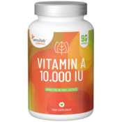 Essentials Vitamin A 10.000 IU, visok odmerek - vegansko, 90 kapsul