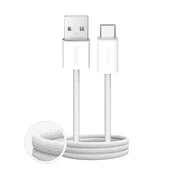 Puro Fabrik 2.0 10W pleteni USB-A - USB-C kabel 1,5 m - bel