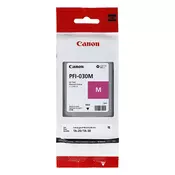 CANON PFI-030 (3491C001), originalna tinta, purpurna, 55ml