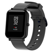 Silikonski remen za Xiaomi Amazfit Bip - crna