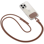 TECH-PROTECT C5S ROPE CROSSBODY STRAP CHOCOLATE BROWN (5906302313075)
