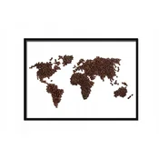 shumee PLAKAT V OKVIRJU 43x33 cm Kava P562 horizontalno