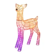 shumee 3D Severni jeleni Twinkly - Konja, 200 RGB+W LED, 95 cm, železo/akril, vtič F