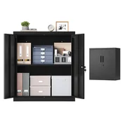 Songmics Zaklepni predalnik z 2 vrati 80x40x90 cm