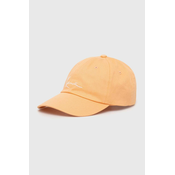 Bombažna bejzbolska kapa Karl Kani oranžna barva