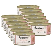 Applaws Konzerva za macke s tunom i lososom u želeu 12 x 70 g