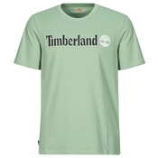 Timberland Majice s kratkimi rokavi Linear Logo Short Sleeve Tee Zelena