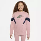Nike AIR FRENCH TERRY SWEATSHIRT, decji duks, pink DD7135