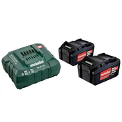 Baterijski komplet sa punjacem 2x4 Ah Metabo