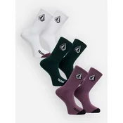 Volcom Full Stone 3 Pk Kids Socks multi