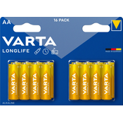 VARTA AA baterije VARTA Longlife, 16 kosov, (5000158925)