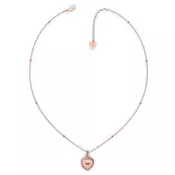 Ženska guess fine heart roze zlatna ogrlica od hirurškog Celika ( jubn01420jwrgt/u )