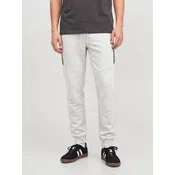 JACK & JONES Hlače JPSTGORDON svetlo siva/temno siva