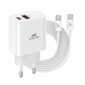 Riva Case PS4102 WD4, white Punjac smartphone 20W PD A+C + C-C kabl ( 108-0121 )