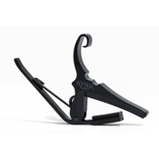Kapodaster za akustično kitaro Quick-Change Black Kyser