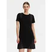 DKNY Vsakodnevna obleka DD3J1489 Črna Slim Fit