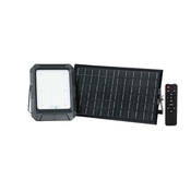 LED Solarni reflektor LED/15W/3,7V IP65 4000K crna + DU