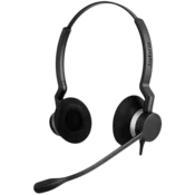 JABRA BIZ 2300 USB Duo, Type: 82 E-STD, Microphone boom: FreeSpin (headband), USB connector, with mute-button and volume control on the cord, Microsof