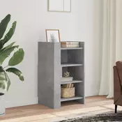 Vidaxl vidaXL Omarica betonsko siva 45x35x75 cm material na osnovi lesa