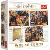 Trefl Puzzle Harry Potter: Ron, Hermiona in Harry 400 + 500 + 600 kosov
