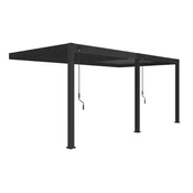Rojaplast Bioklimatska pergola INTRO PLUS 6x3m, aluminij – za pritrditev na steno - Z MONTAŽO