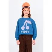 Otroški bombažen pulover Tinycottons CHERRY GRAPHIC SWEATSHIRT