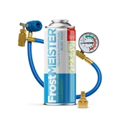 shumee FROSTMEISTER 3v1 400ml - R1234yf pločevinka + cev z manometrom + adapter KOMPLET ZA SAMOPOMOČ ZA KLIMATSKO NAPRAVO