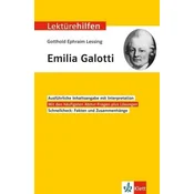 Lektürehilfen Gotthold Ephraim Lessing Emilia Galotti