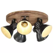 Stropna svjetiljka 25 W crna 50 x 50 x 25 cm E27