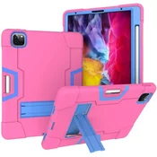 Ohišje za iPad Air 5/Air 4/Pro 11 s stojalom in držalom za pisalo Roza