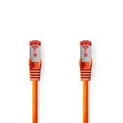 Nedis Omrežni kabel CAT6 | RJ45 Moški | RJ45 Moški | S/FTP | 10,0 m | Okrogla | LSZH | Oranžna | Oznaka