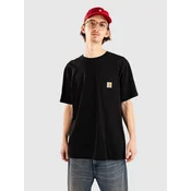 Majice Carhartt WIP Pocket Short Sleeve T-Shirt UNISEX Black S