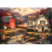 Grafika - Puzzle Relaxing on the Farm III - 1 000 kosov