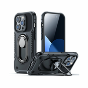 Joyroom Dual Hinge ovitek za iPhone 14 Pro,  Črn