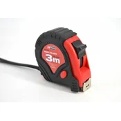 shumee Awtools merilni trak rdeče-črn 3 m x 16 mm ABS TPR 2-stopenjski