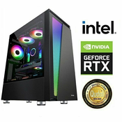 Računalo INSTAR Gamer Profundis, Intel Core i3 12100F up to 4.30GHz, 16GB DDR4, 500GB NVMe SSD, NVIDIA GeForce RTX3050 8GB, no ODD, 5 god jamstvo - BEST BUY