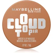 MAYBELLINE NEW YORK CloudTopia mat kremasto rdečilo za ustnice in lica odtenek 12 5 g