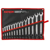 PATRON Set odprtih ključev 10-32mm 14 kosov s torbo