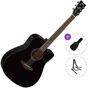 Yamaha FGX800C Standard SET Black Elektroakustična dreadnought