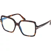 Tom Ford Ženski okvir za dioptrijske naocare Blue block 0FT6063-B 5256, Smedi