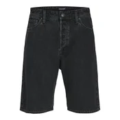 JACK & JONES Kavbojke JJIALEX JJORIGINAL črna