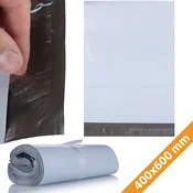Rosfix Rosfix Folijske Vrečke 400 x 600 mm – Beli LDPE, 50 µm, Samolepilni Trak | 100 Kos, Vodoodporne, (22006082)