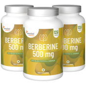 Essentials Berberin 500 mg, visok odmerek - vegansko, 360 kapsul