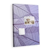 tulup.si Plošča iz plute Listna tekstura 40x60 cm Lesene zatiči