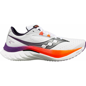 Saucony Endorphin Speed 4 Mens Shoes White/Viziorange 40,5 Cestna tekaška obutev