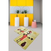 Lessentiel Maison Set 2 prostirke za kupatilo Šareni