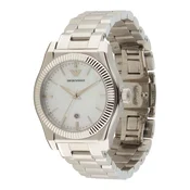 Emporio Armani Analogna ura srebrna/bela