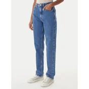 Guess Jeans hlače W2YA21 D4NH5 Modra Mom Fit