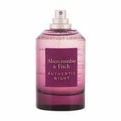 Abercrombie & Fitch Authentic Night parfemska voda 100 ml Tester za žene